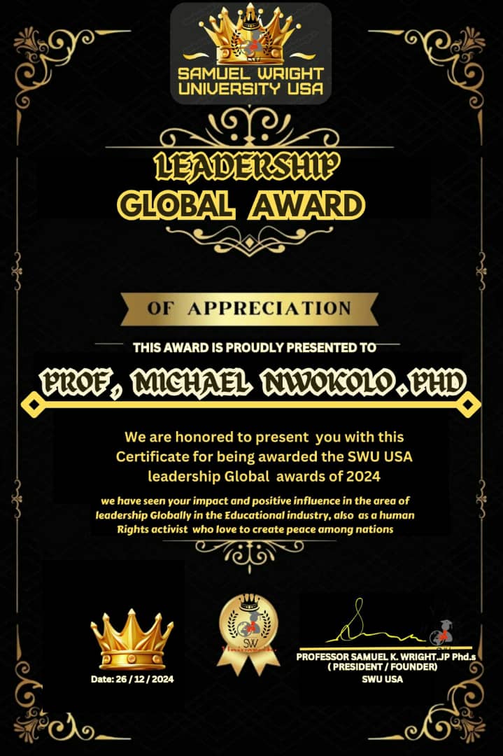 Mock fellowship certificate